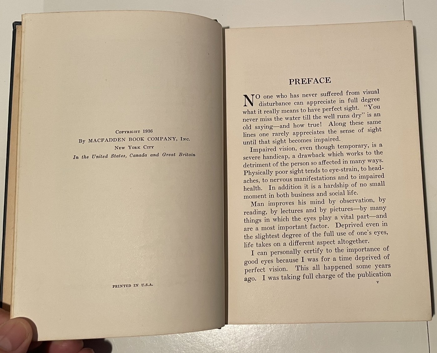 Strengthening the Eyes: A System of Scientific Eye Training, B. MacFadden 1936