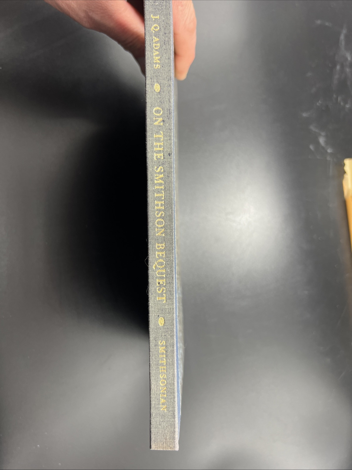 The Great Design: John Q Adams, 1839/ 1965, Smithsonian Institute Bequest Slip
