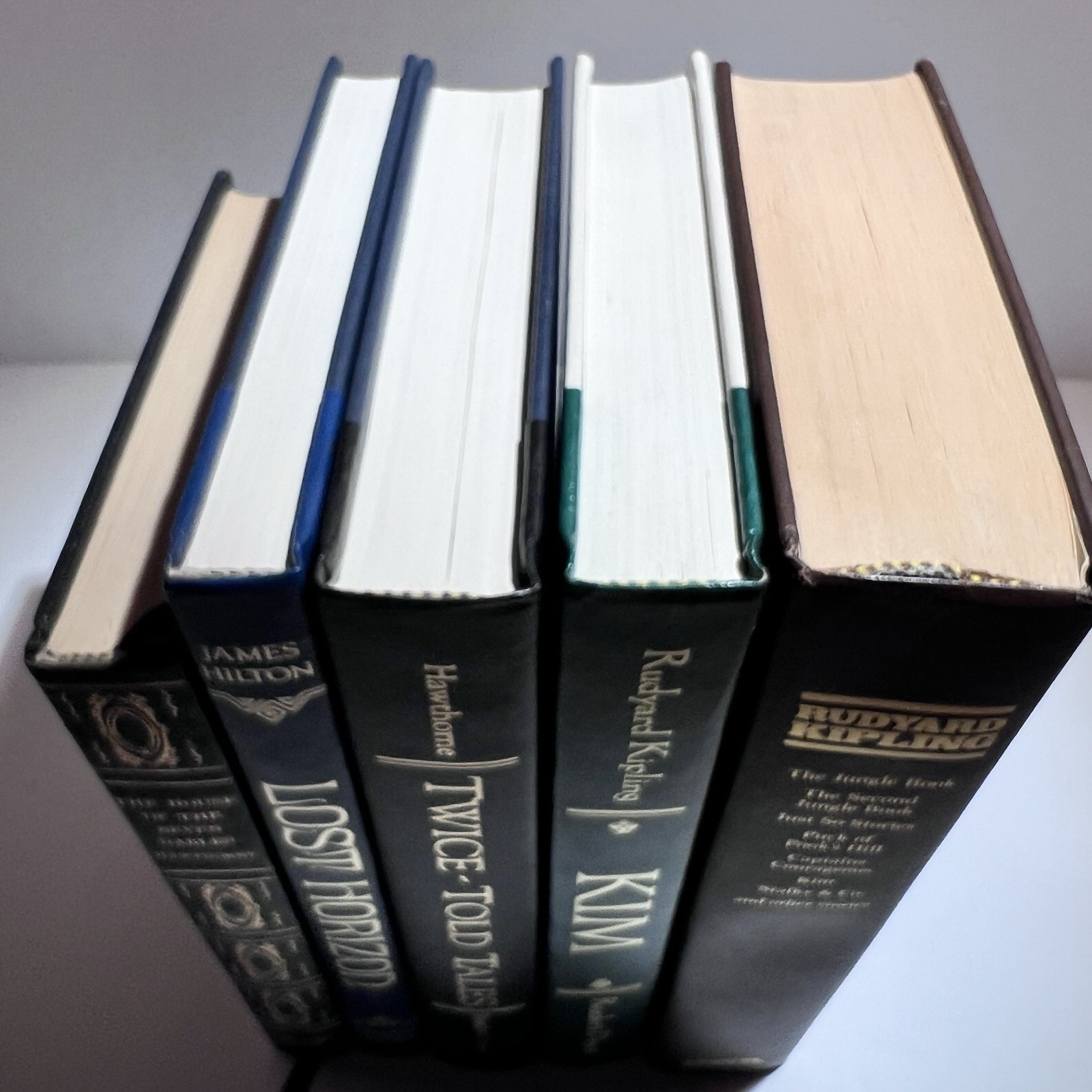 Vintage Mixed Publisher Hardcover Classics Lot – 5 Elegant Books!