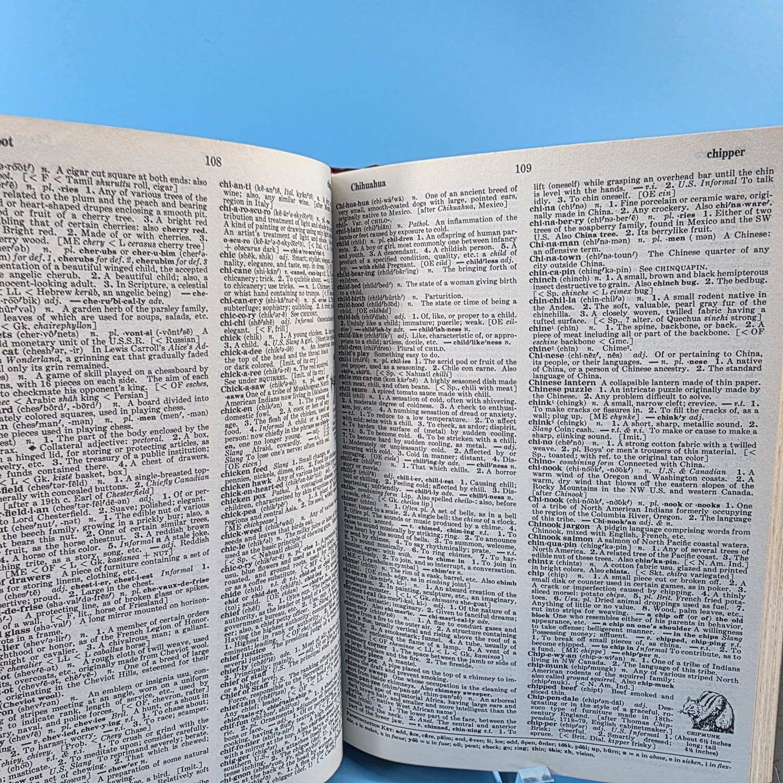 Vintage Funk And Wagnalls Standard 1981 Desk Dictionary Set Volume 1 &2