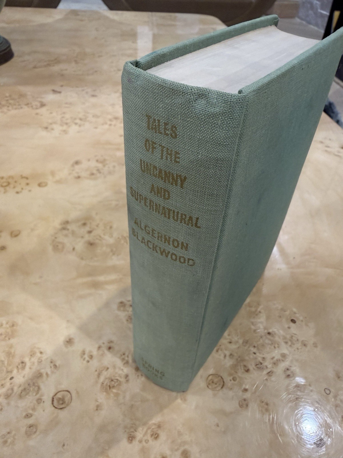 Tales of the Uncanny and Supernatural Algernon Blackwood 1968 Spring Books HC