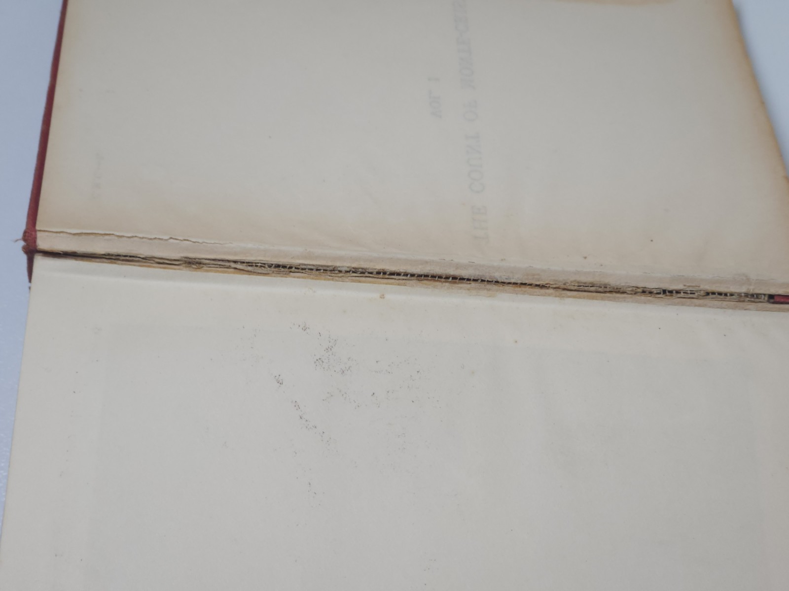 THE COUNT OF MONTE CRISTO VOL 1 & 2 BOOKs – ALEXANDRE DUMAS around 1910