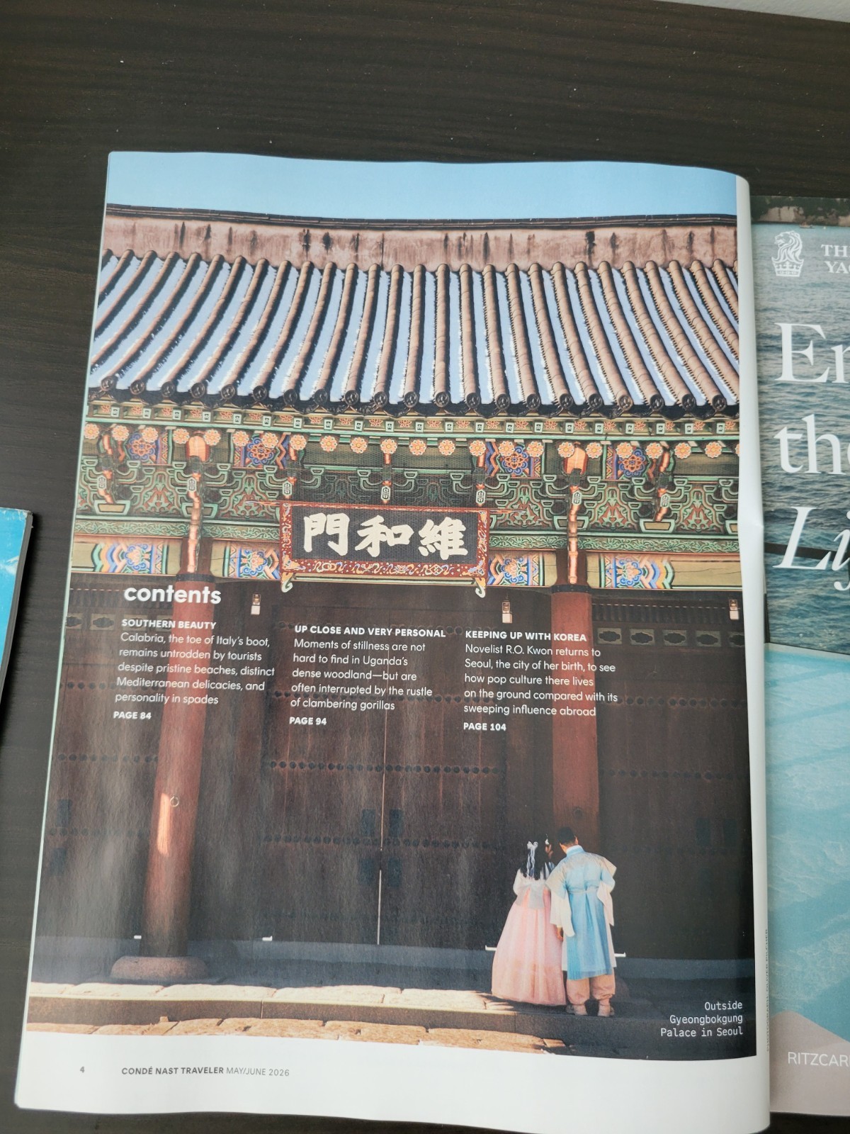 Conde Nast Traveler May 2026 The Hot List Best New Restaurants Hotels & Cruises