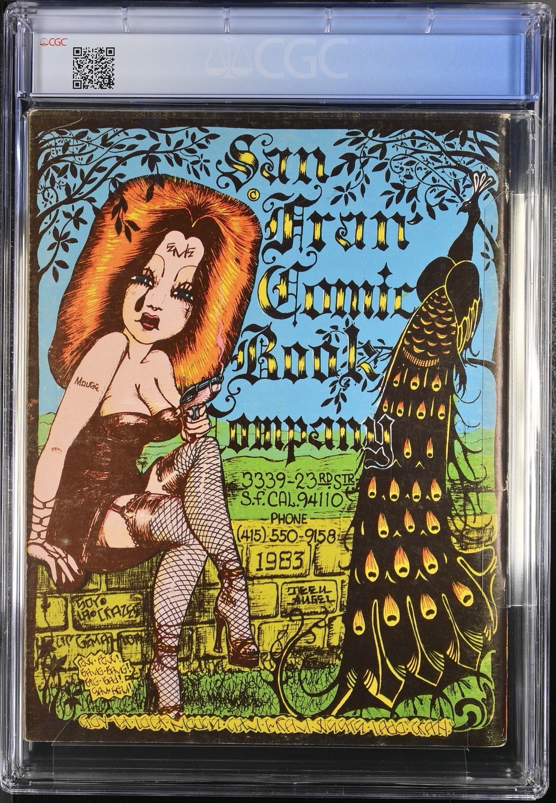 Teen Angels🔥Art & Poems #1🔥CGC 8.5🔥1983🔥CHICANO🔥LOWRIDER🔥TATTOO🔥RARE