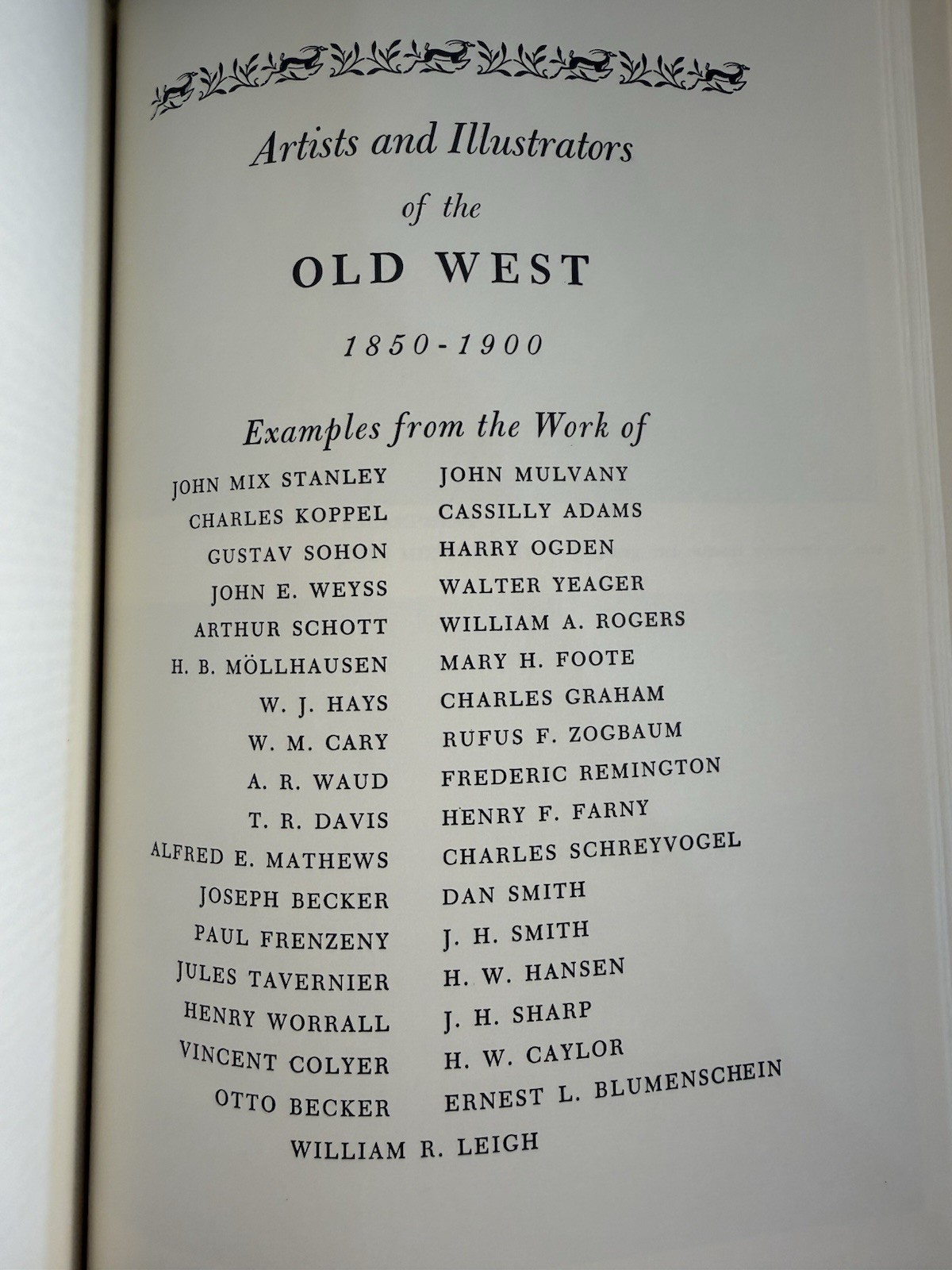 Artists And Illustrators Of The Old West 1850 ~ 1900 by Robert Taft