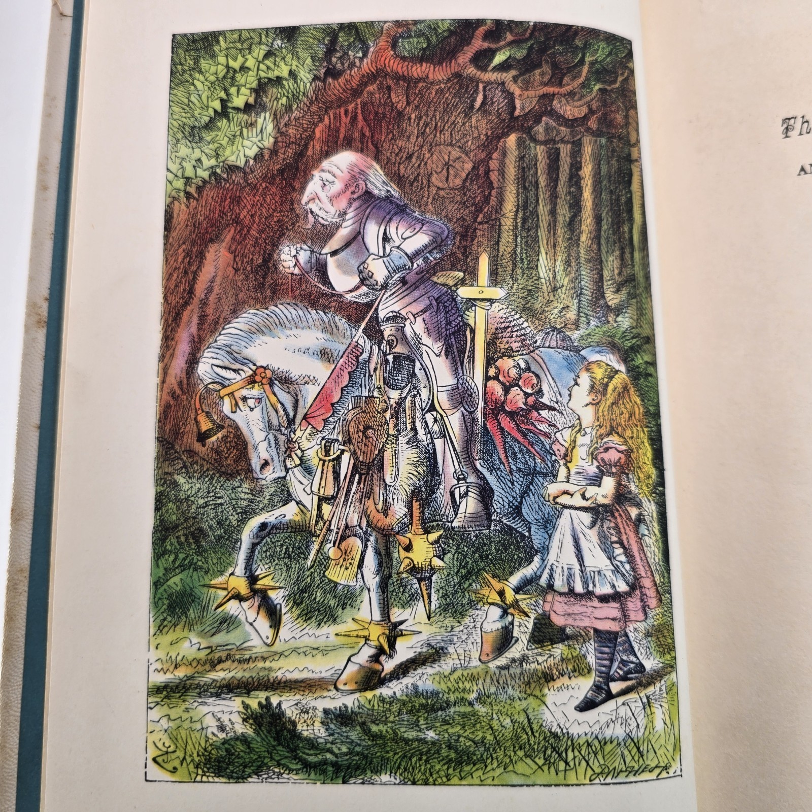 1950’s Through The Looking-Glass By Lewis Carroll Illustrated by John Tenniel