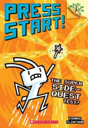 The Super Side-Quest Test!: A Branches Book (Press Start! #6) – Paperback – GOOD