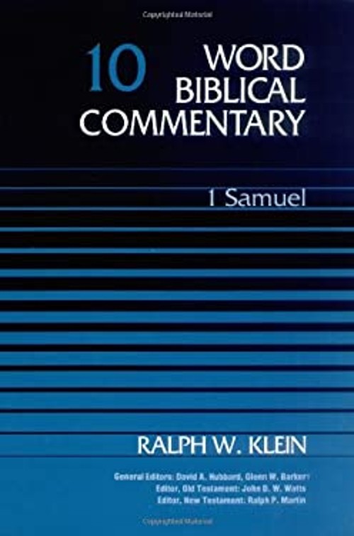 1 Samuel Hardcover Klein, Ralph W. Nelson Reference Staff