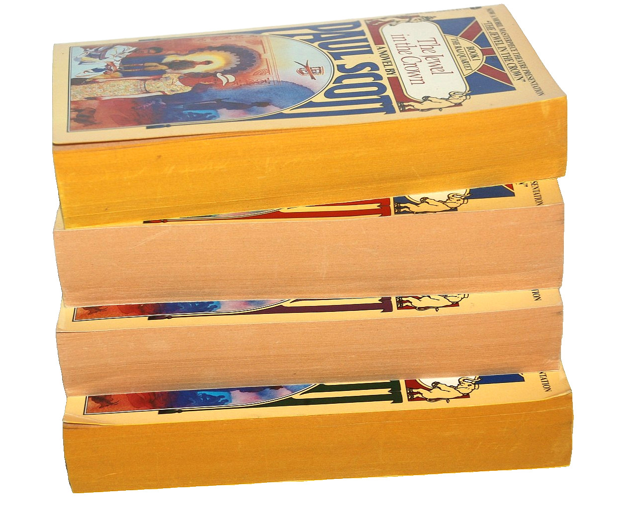 PAUL SCOTT The Raj Quartet AVON Books First Printing 1979 Paperback Set of 4