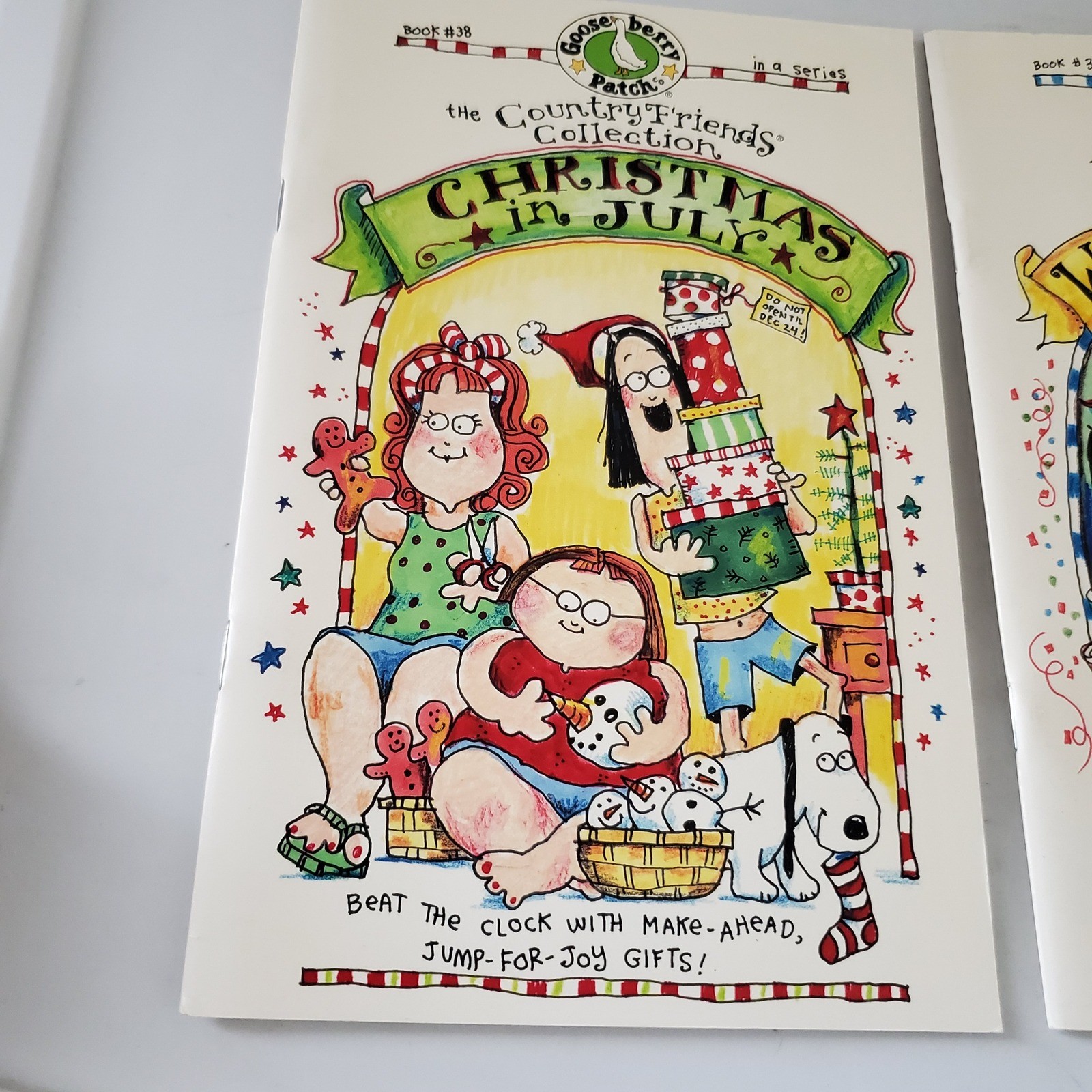 Gooseberry Patch Country Friends Collection Book 38 39 40 Christmas Wrap Cookout