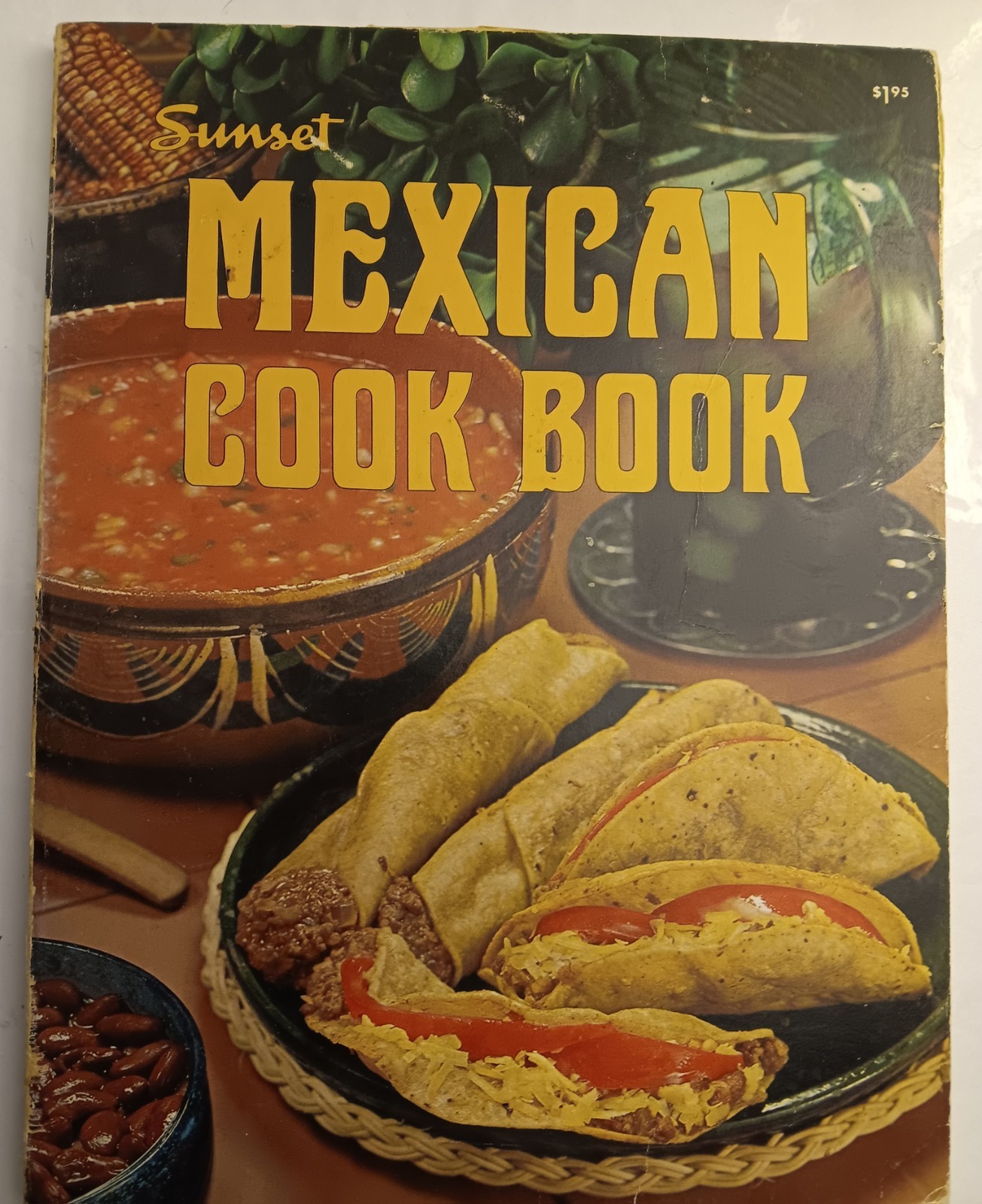 Sunset Mexican Cookbook Fifth Printing 1970 Paperback Vintage Old Target Ad Inc