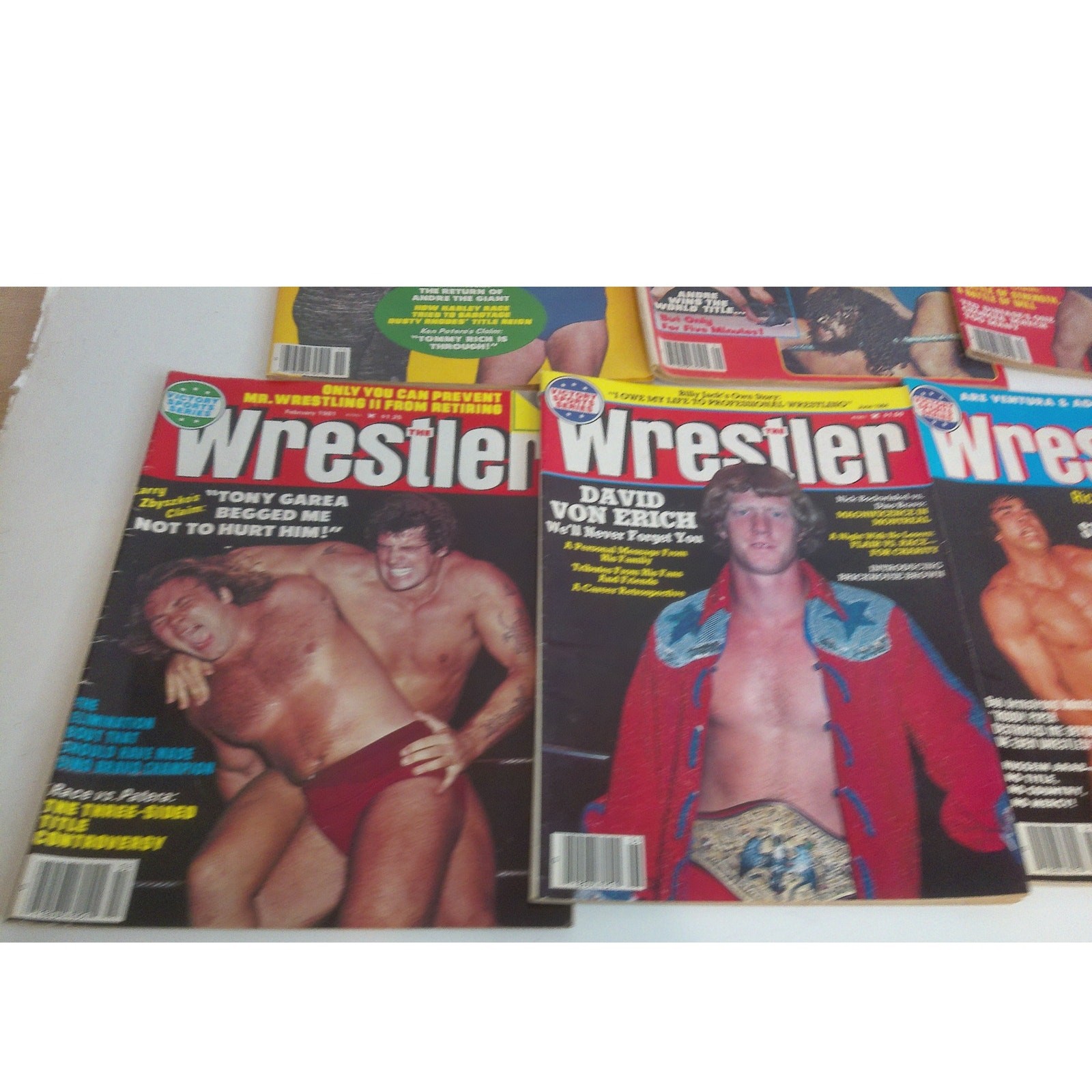 The Wrestler Magazine 1977 1981 1982 1984 Set Of 7