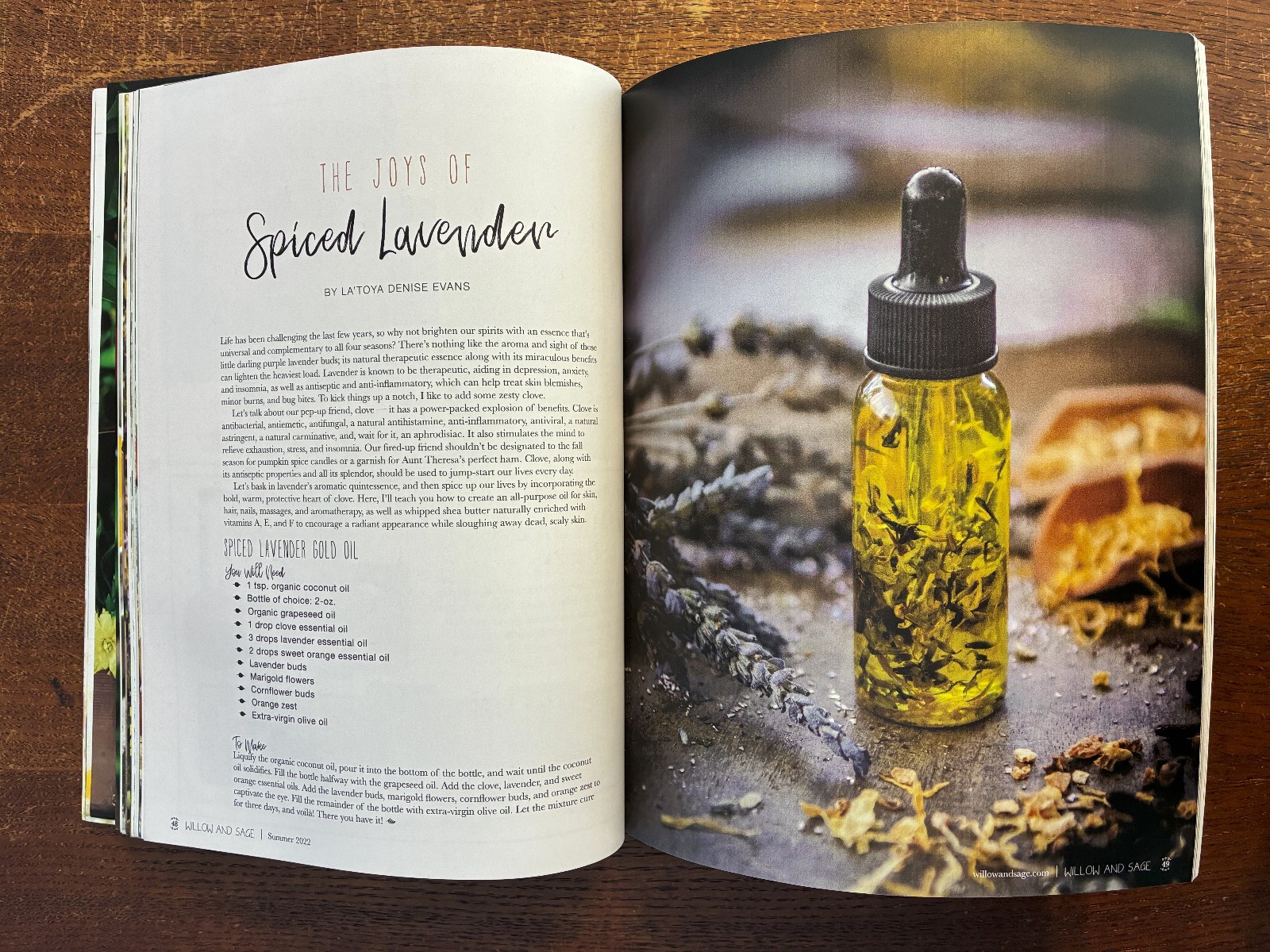 Willow And Sage – Volume 9 Issue 1 May/Jun/Jul 2022 – Homemade Bath & Body VG+