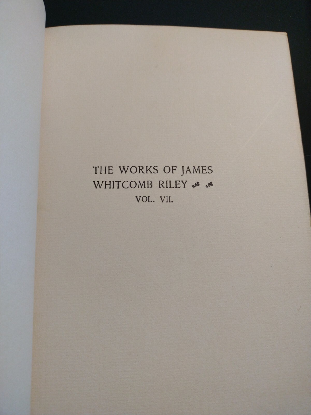 Works Of James Whitcomb Riley 12 volume set Charles Scribner’s Sons 1901-1902
