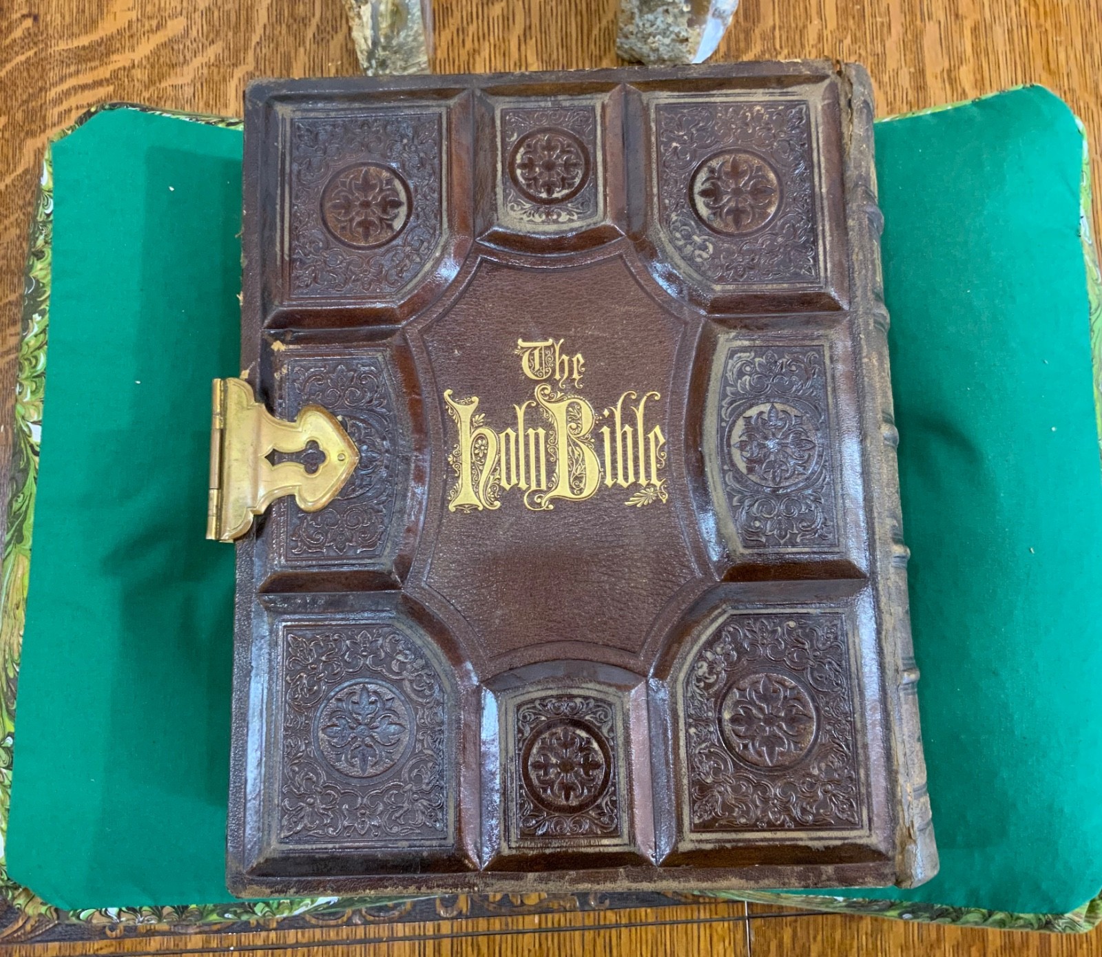 1874 Holy Bible Old & New Testament + Apocrypha Philadelphia Holman Imprint