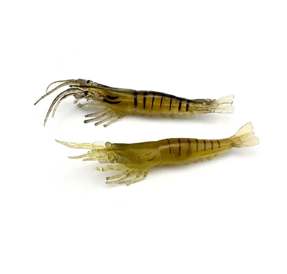 KTGCOZS Pack of 10 2.75″ Shrimp 7cm/4g 1/7oz, As the picture shown