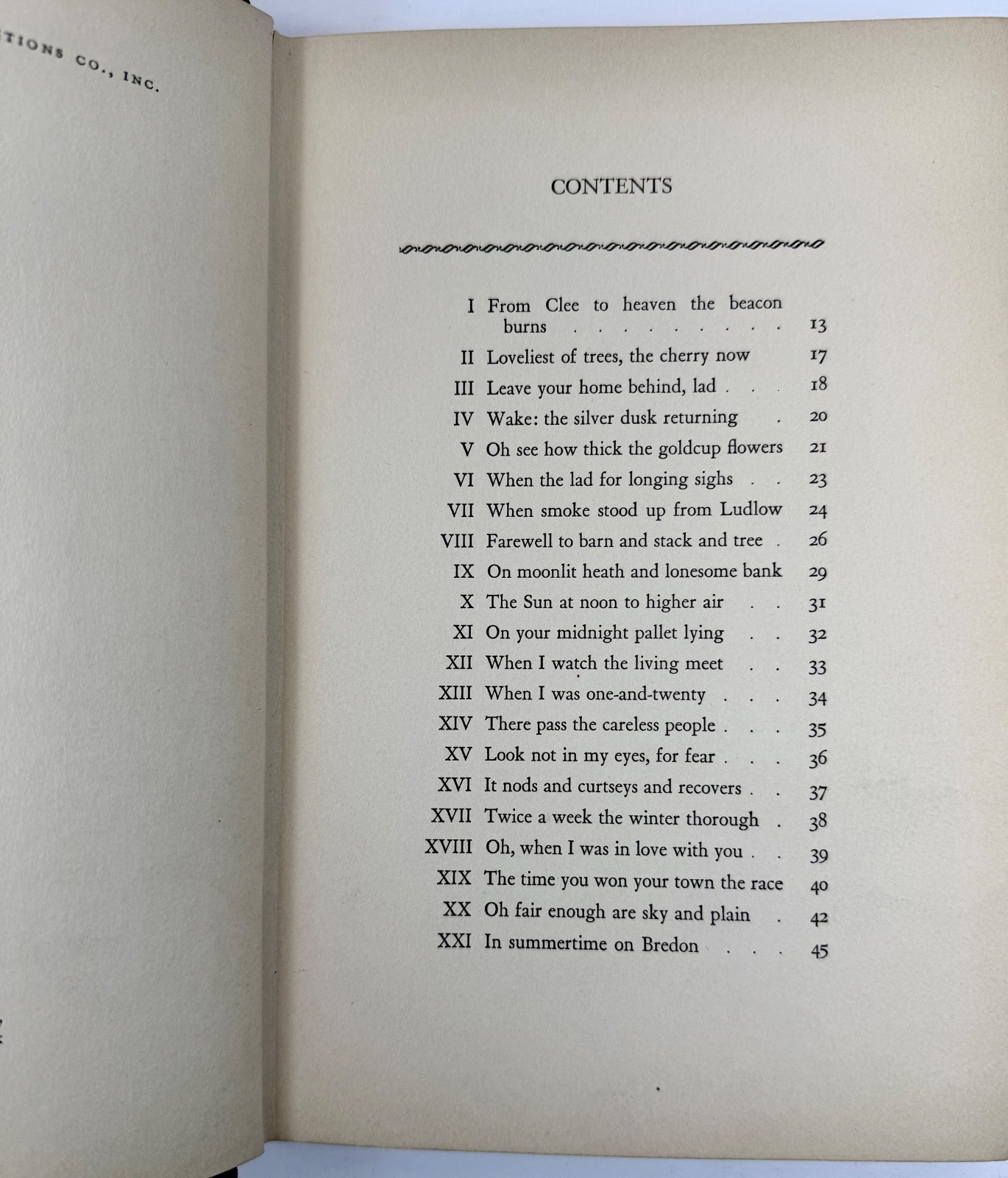 A Shropshire Lad by A. E. Housman 1932 Hardcover Illus. by Elinore Blaisdell