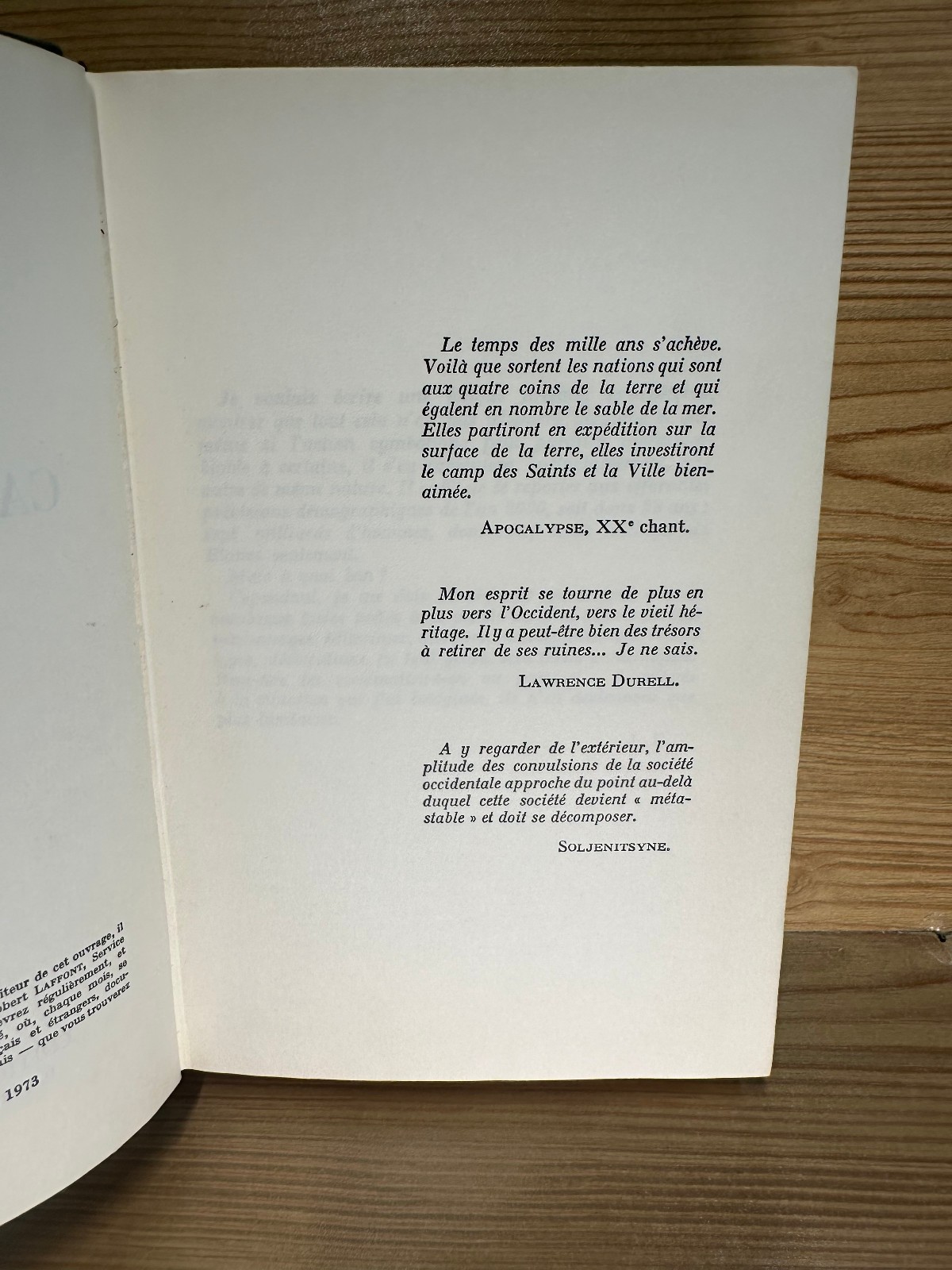 Camp of the Saints and Le Camp des Saints -Jean Raspail: BOTH FIRST EDITIONS