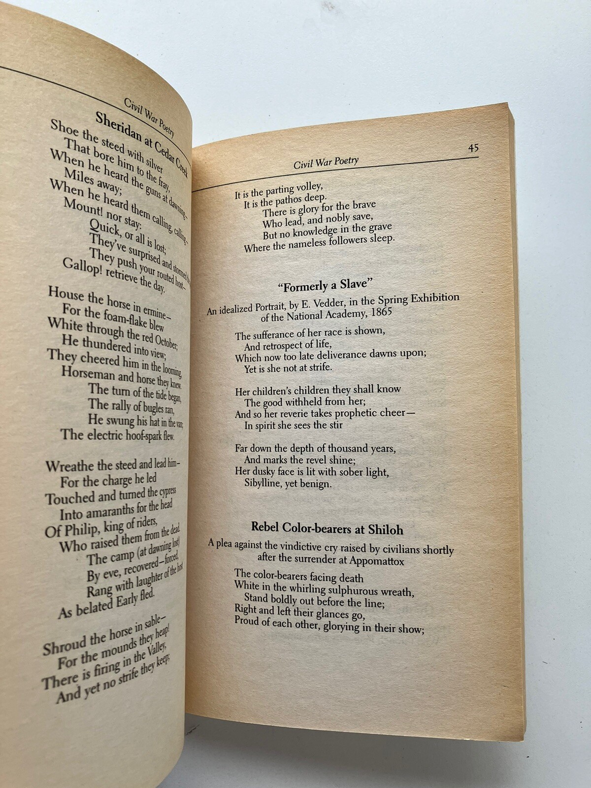 Civil War Poetry An Anthology Paul Negri Unabridged LN Dover 1977