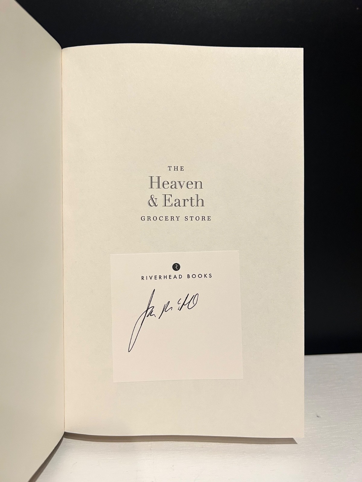 SIGNED Heaven and Earth Grocery Store: A Novel by James McBride (2023 Hardcover)