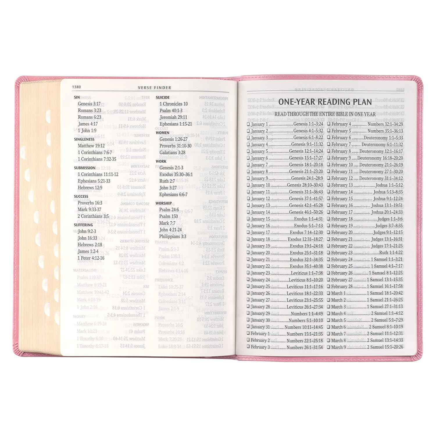 KJV Holy Bible, Giant Print Full-Size Faux Leather Red Letter Edition – Thumb In