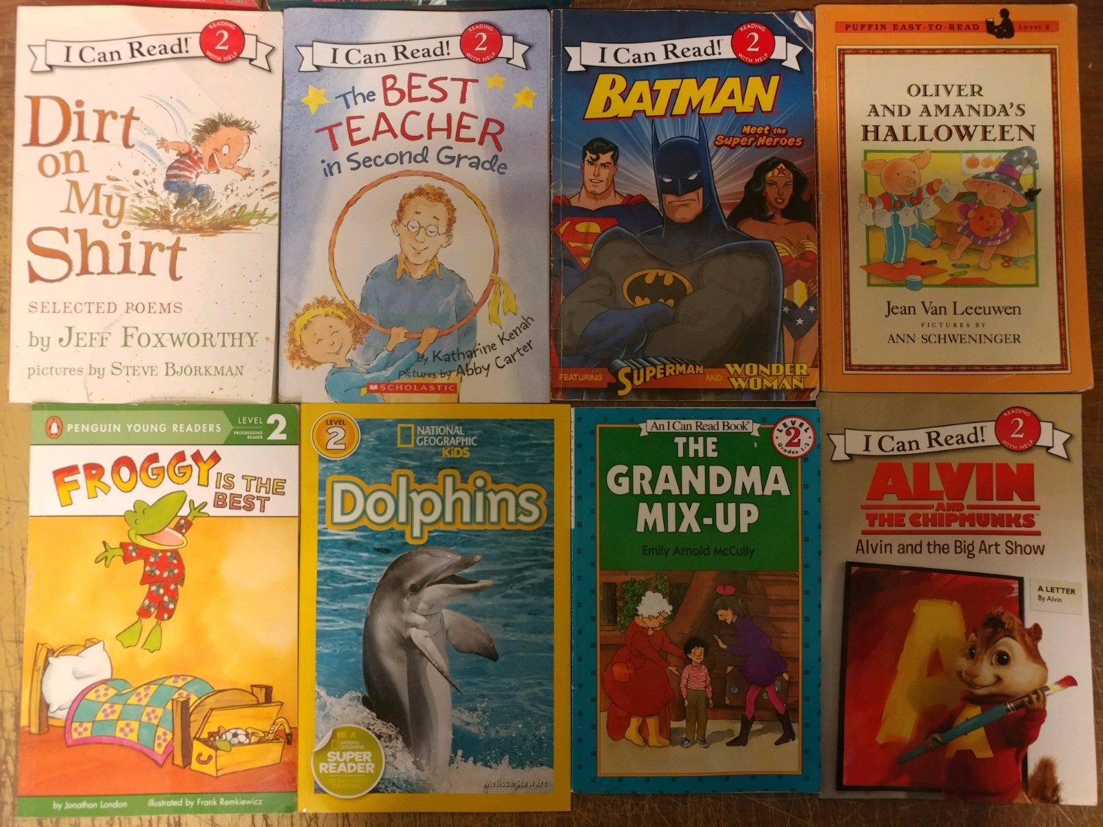 Lot of 10 Level 2~RL~Ready to-I Can Read-Step into Reading-Learn Read Books MIX