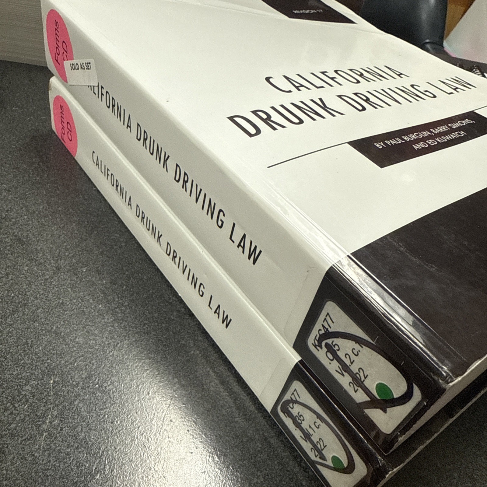 California Drunk Driving Law2 Set Vol Revision 18 Forms on CD CA