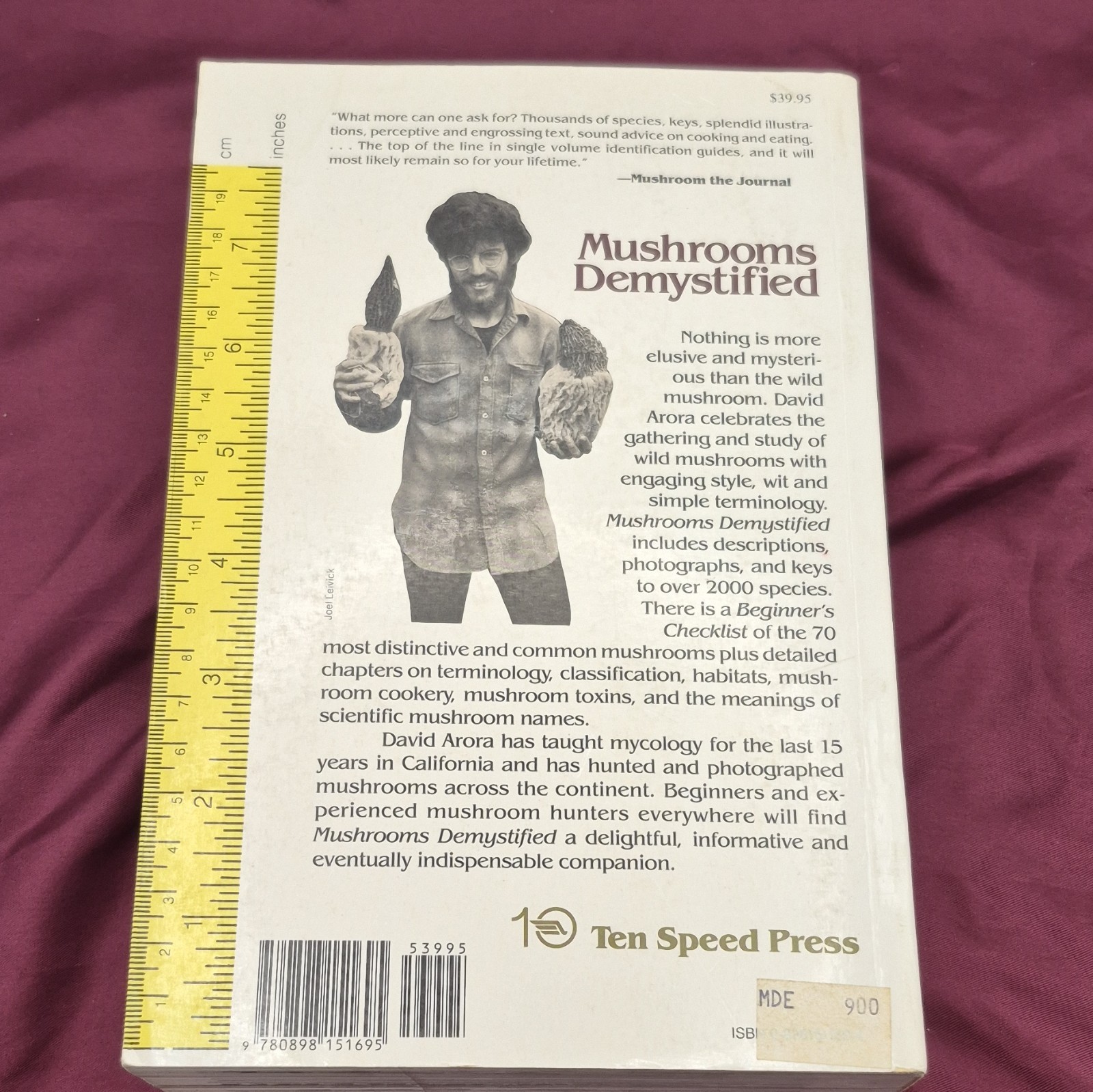 Mushrooms Demystified by David Arora 2nd Ed 1986 Trade PB Ten Speed Press Illus…