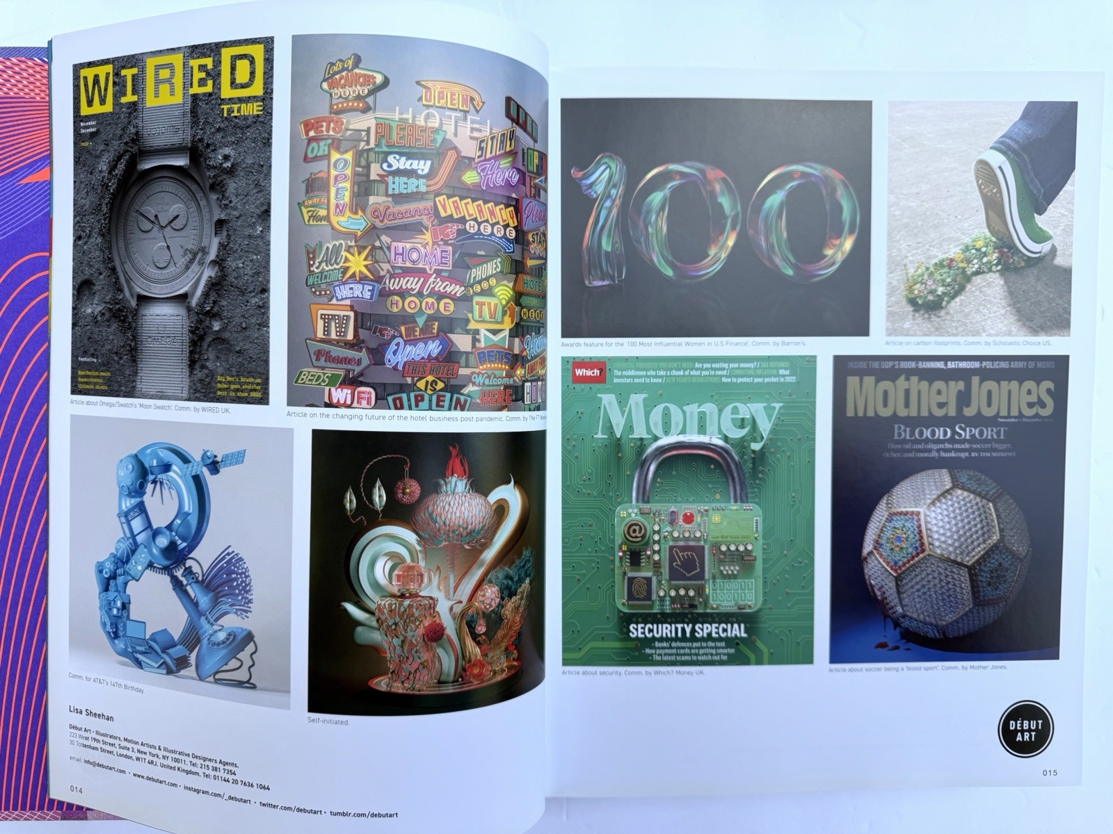 Workbook Illustration Directory 2024 Art Design Book Graphic Artists Catalog
