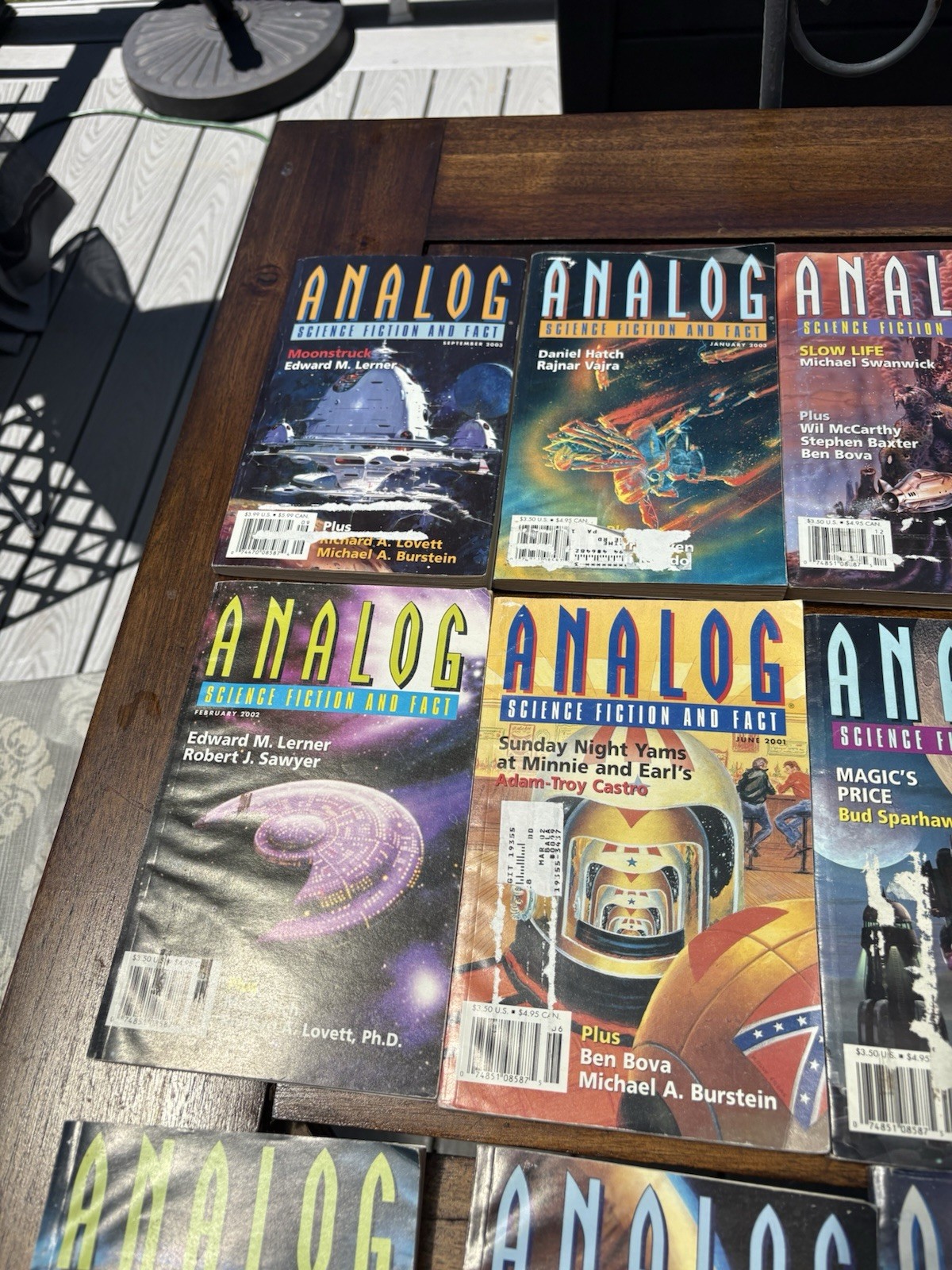 Vintage Analog Science Fiction And Fact Magazines Lot Of 13 1997 & 2000s