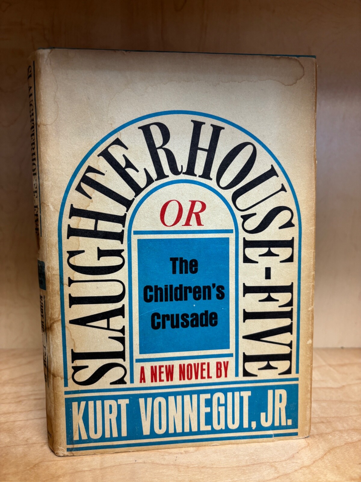 SLAUGHTERHOUSE FIVE – Kurt Vonnegut – 1st Edition 7th Prt HCDJ 1969 – $5.95 –