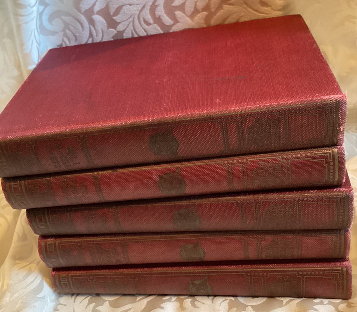 New Students Reference Work Vols. I V VI VII and VIII – Vintage 1923 Illustrated