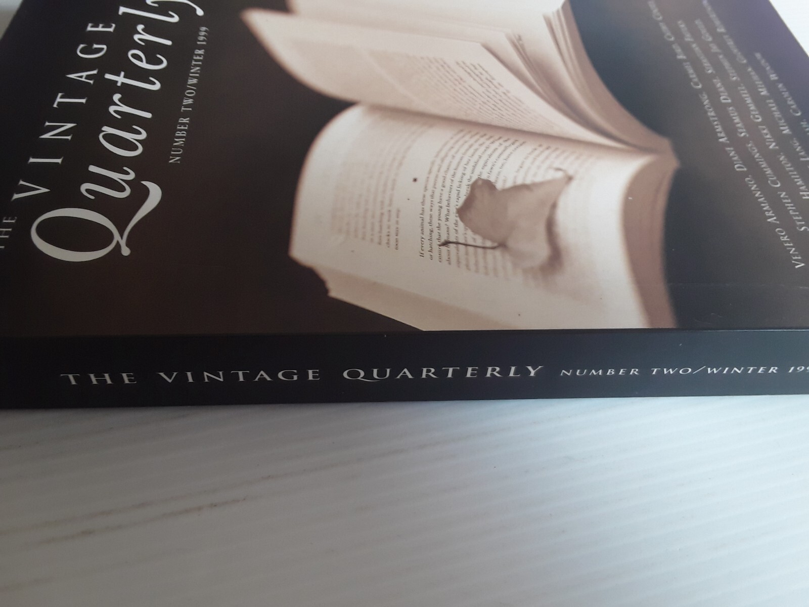 The Vintage Quarterly Number two / Winter 1999 Paperback Book