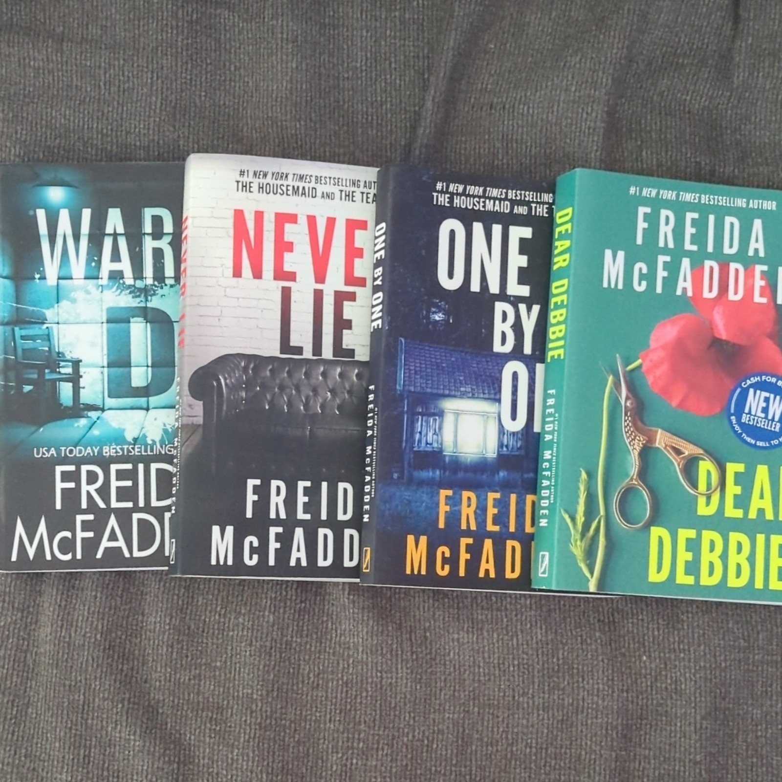 Freida McFadden Paperback Book Lot Multiple Titles Adult Thriller Fiction