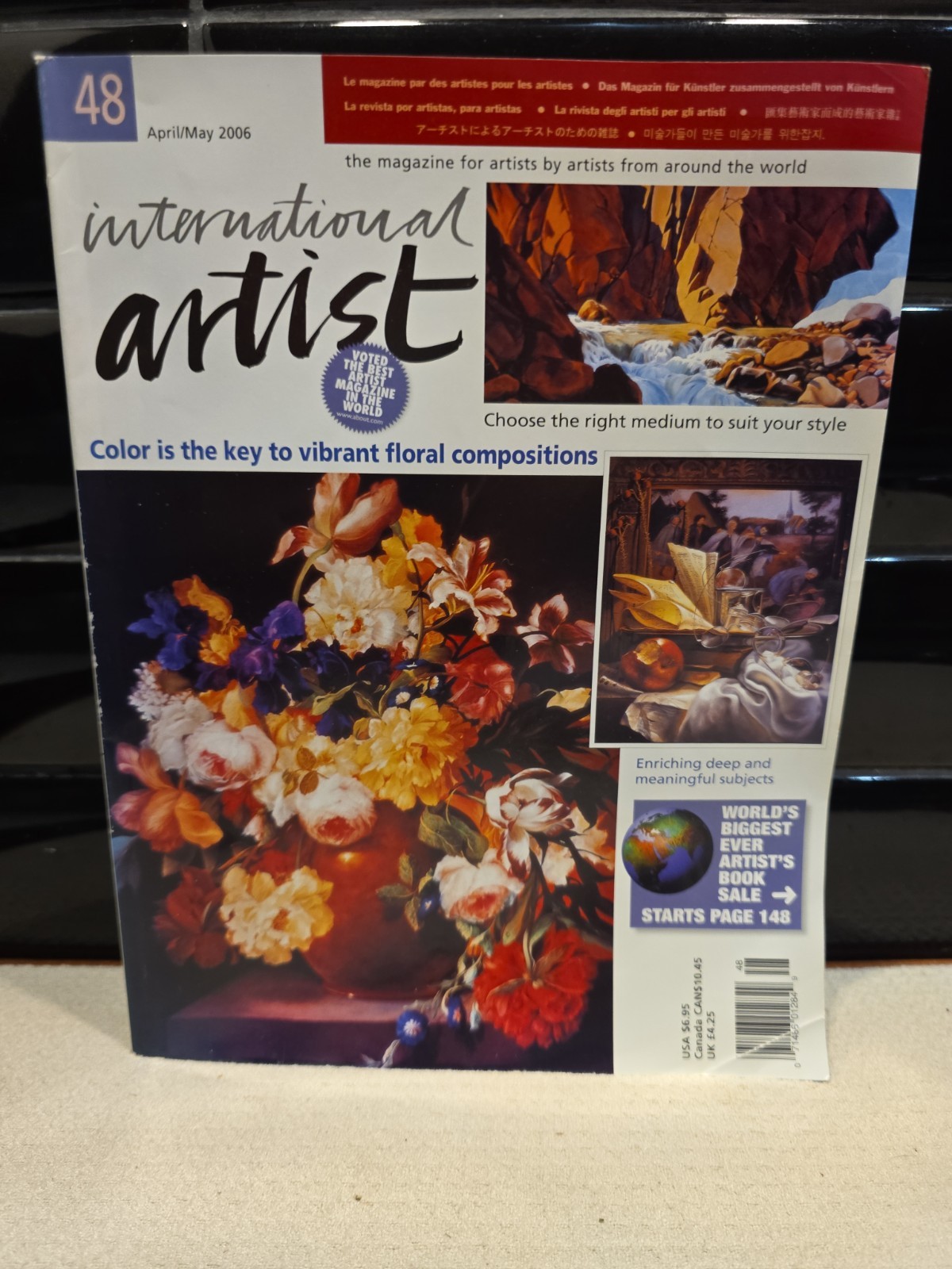 International Artist Magazine Lot of 12 Issues 2003-2009 Multi Media Tips EUC