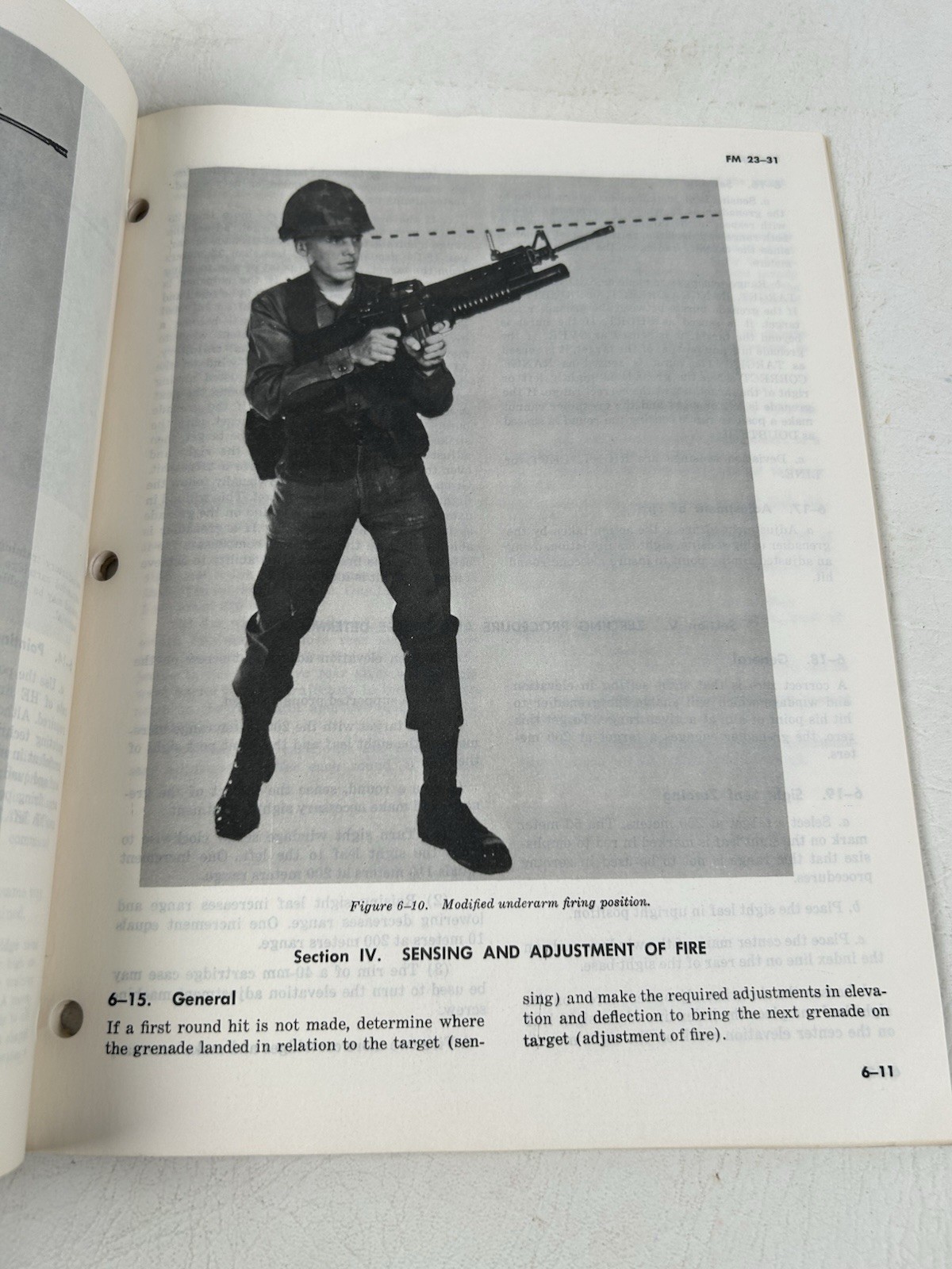 40-mm grenade launchers M203 and M79, 1972, FM 23-3 Original Manual With Change