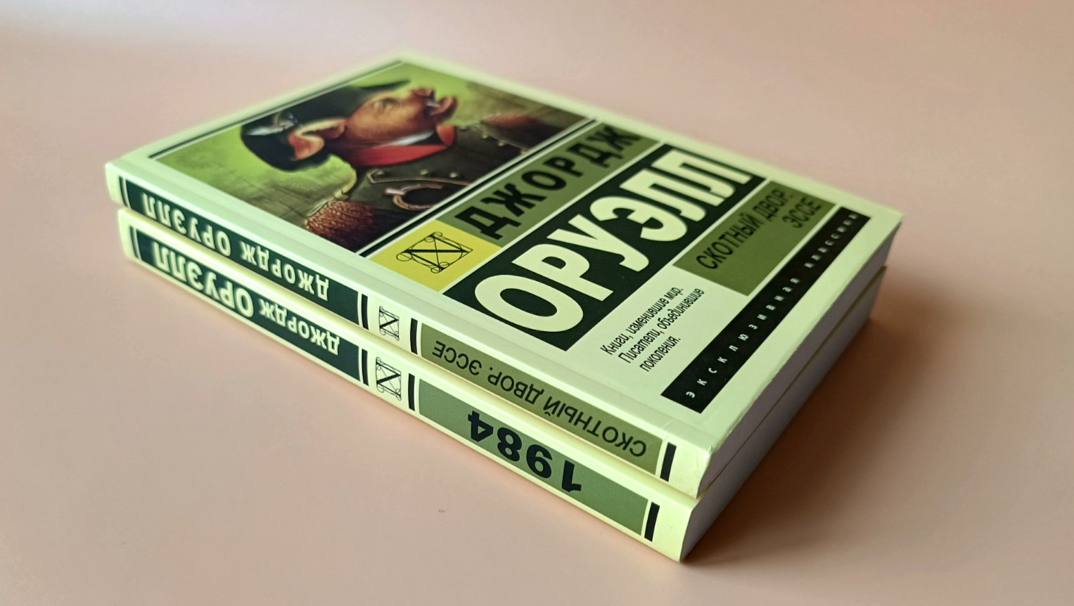Book in Russian Джордж Оруэлл 1984 Скотный двор Мягкий переплёт