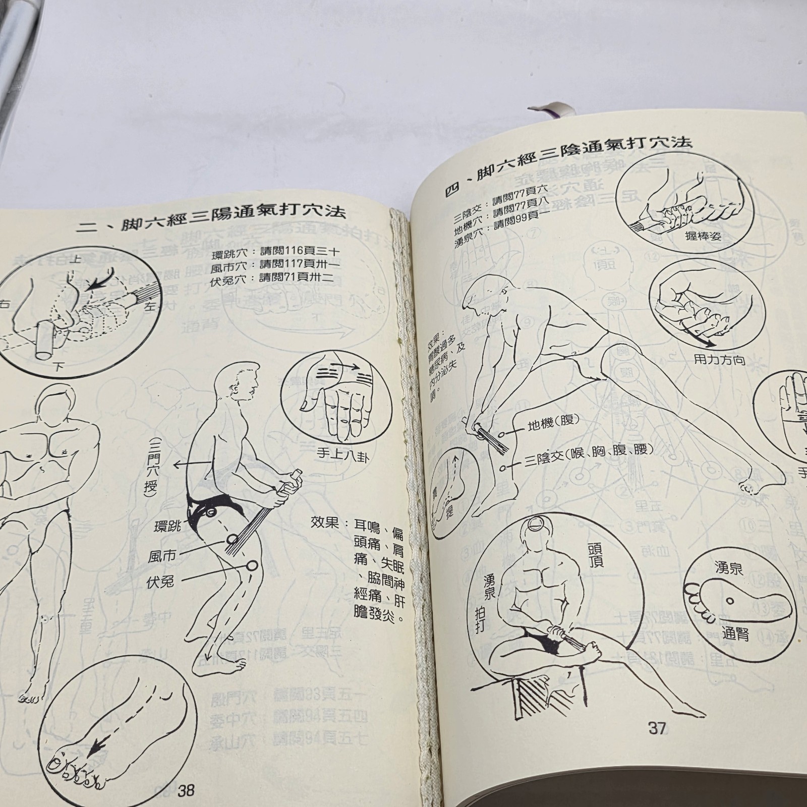 Vtg 1990 Taiwan Chinese Qigong Martial Arts Book 九元氣功 Vol 3 Tu Jin Sheng HC