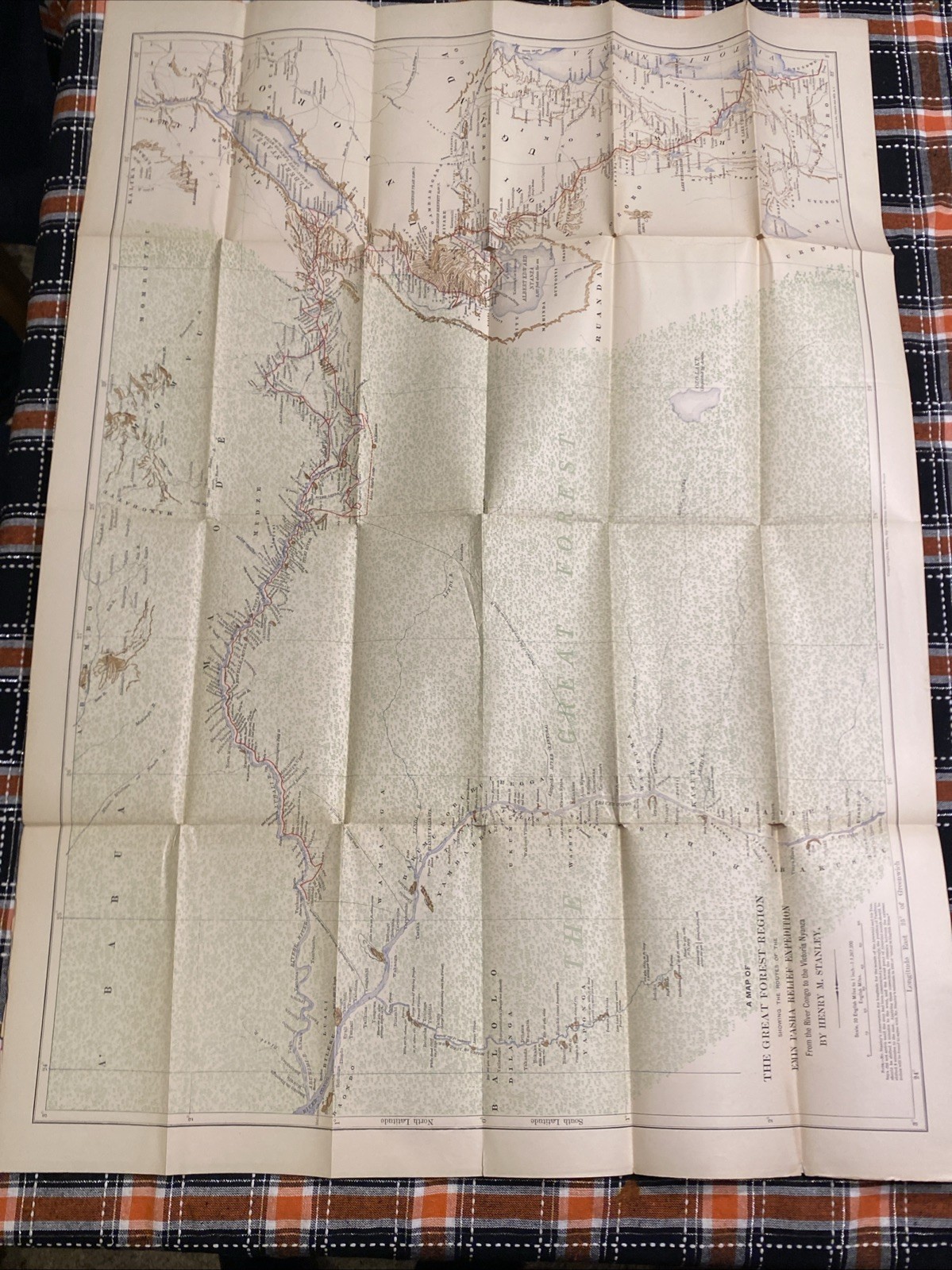 In Darkest Africa Henry M. Stanley 1890 SIGNED 3 Maps Magnus Tait 1st Edition