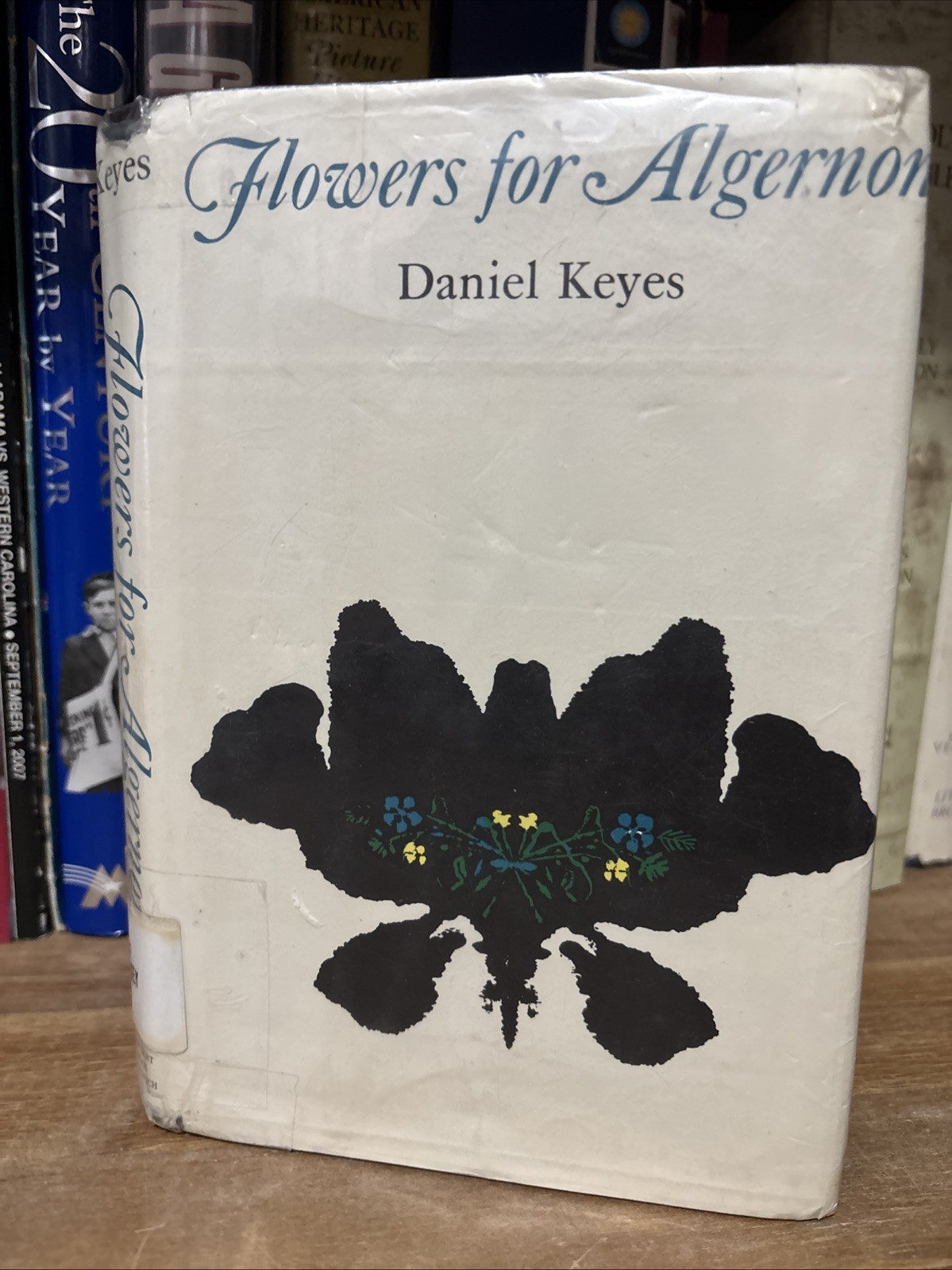 Flowers for Algernon — Daniel Keyes (1966, Hardcover) Ex Library Book