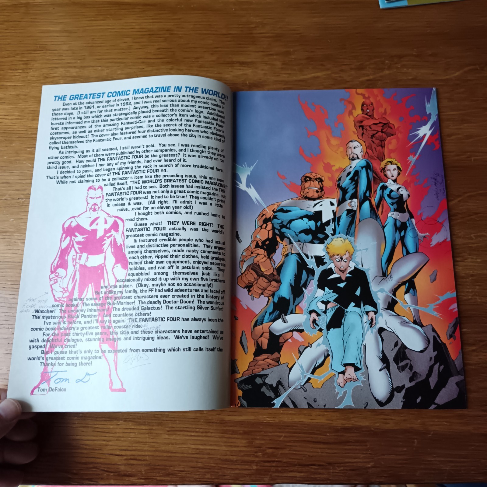 Fantastic Four #1 2004 – The Thing #1 2003 & Fantastic Four The Legend Marvel