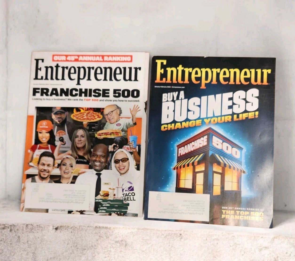 Entrepenuer & Forbes Magazine LOT of 14 2025/2024 & Special/Annual VG Subscript