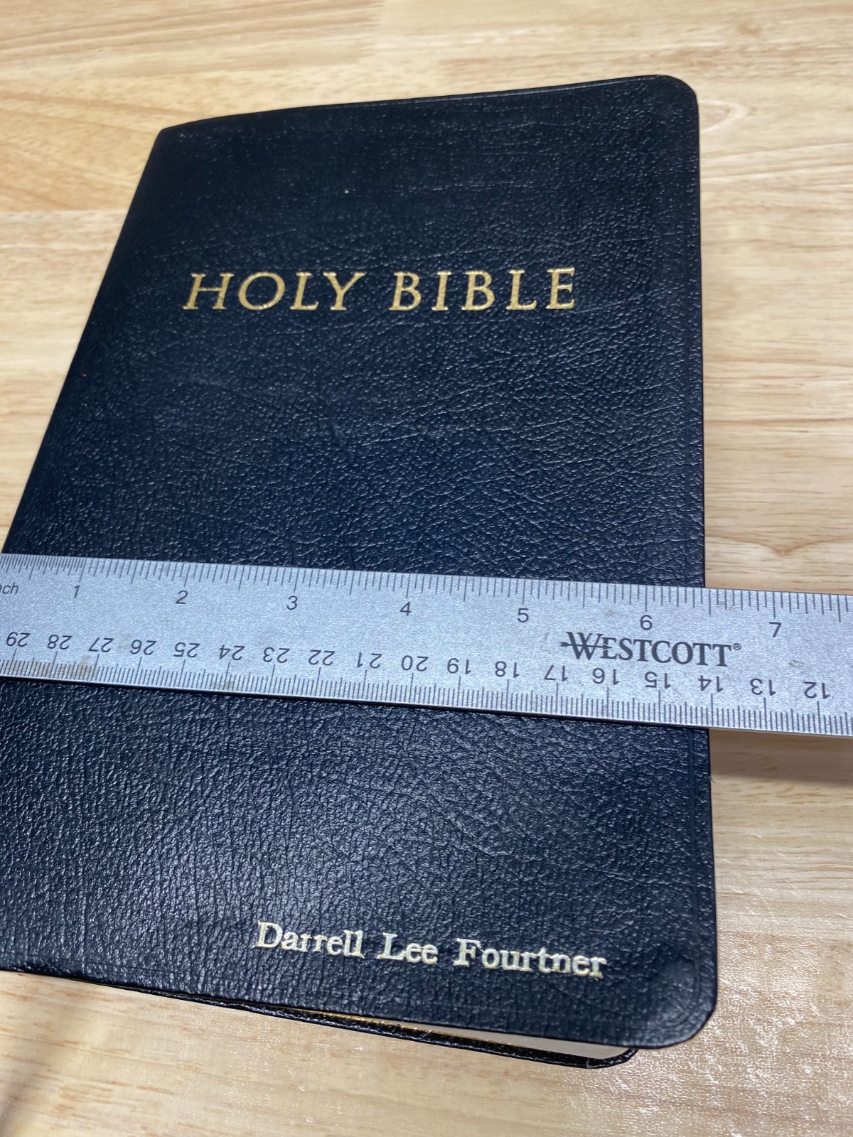 HOLY BIBLE KJV King James Version Classic Reference Giant Print Zondervan Black