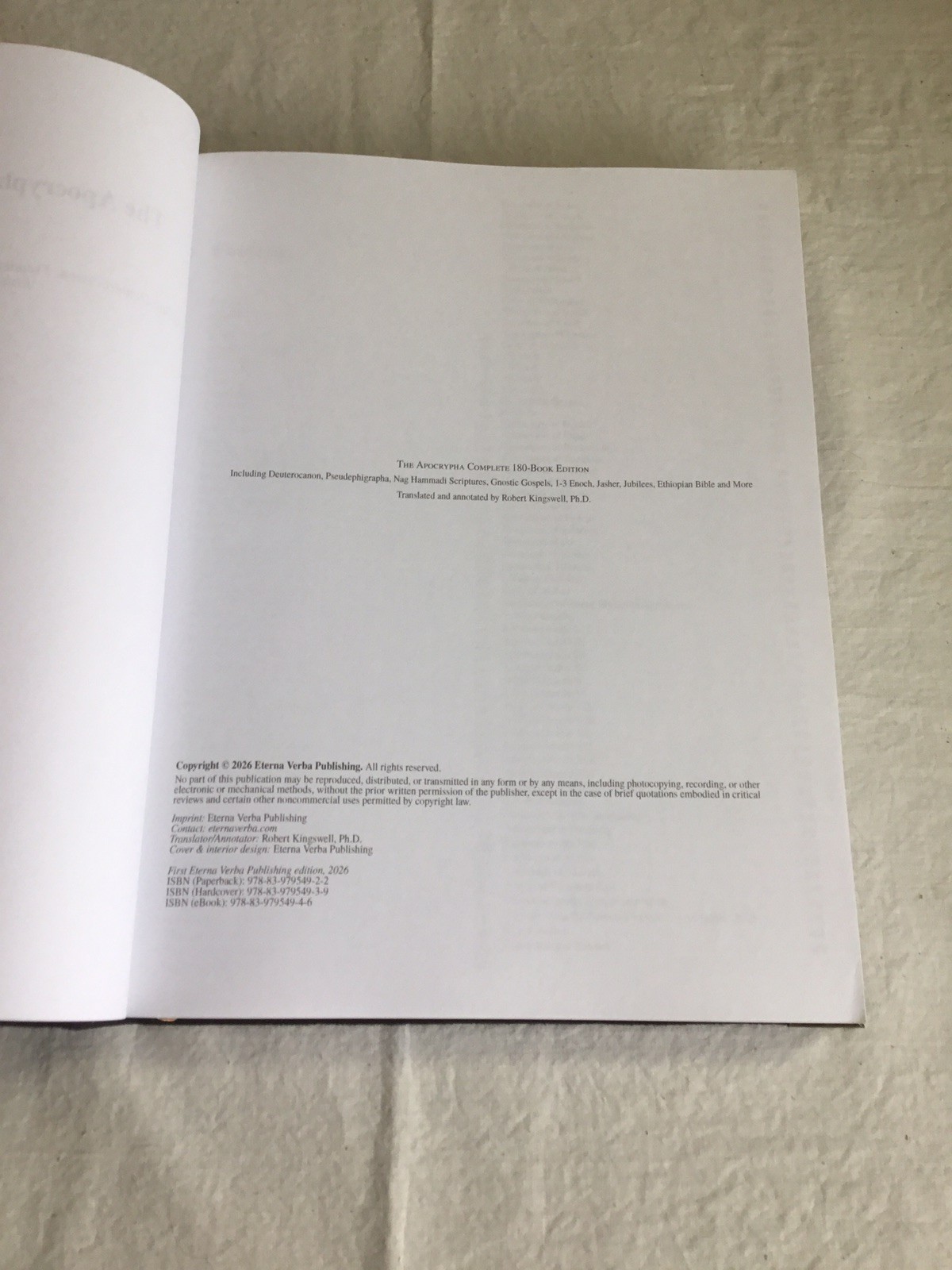 The Complete Apocrypha and Nag Hammadi Libraries, Hand Bound in Suede, Gnostic