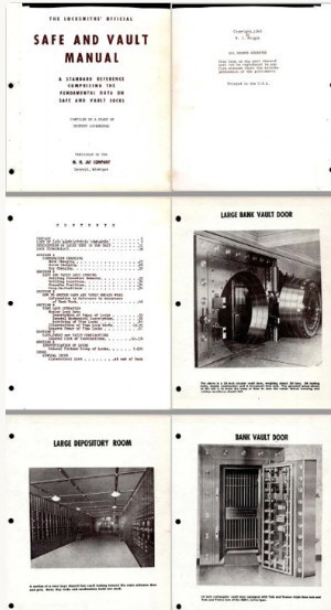 PDF on Disc VTG 1948 Safe and Vault Manual By W.J. Wright W Decoder Sheet