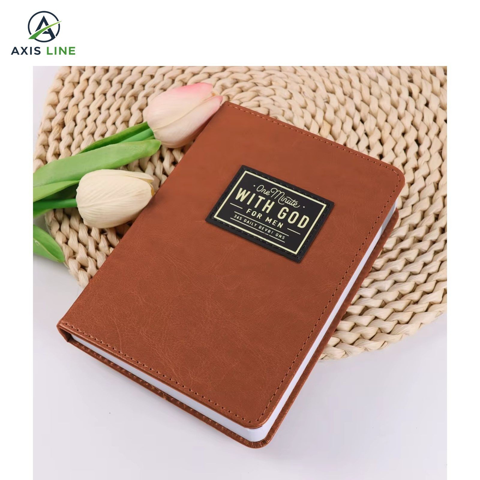 One Minute with God for Men 365 Devotions NEW Faux Leather Devotional Book