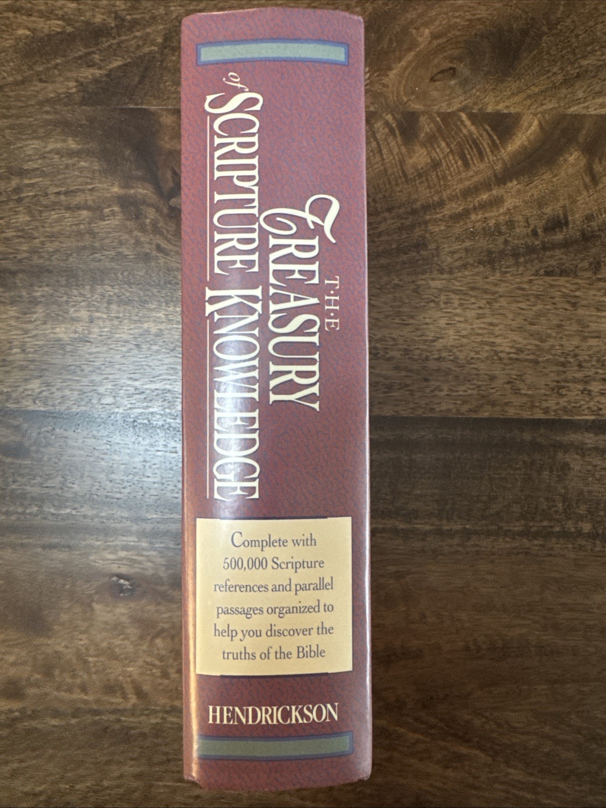 THE TREASURY OF SCRIPTURE KNOWLEDGE By Hendrickson Publishers (Hardcover & NEW)