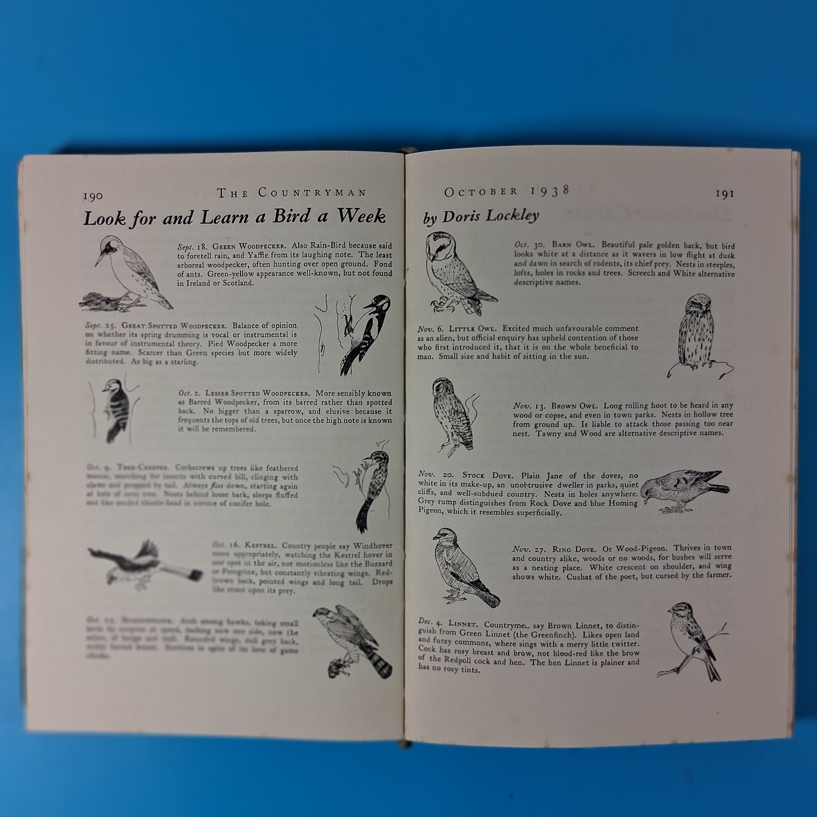 “The Countryman” October 1938 Magazine. 92 Illustrations, 416 Pages. Advertising