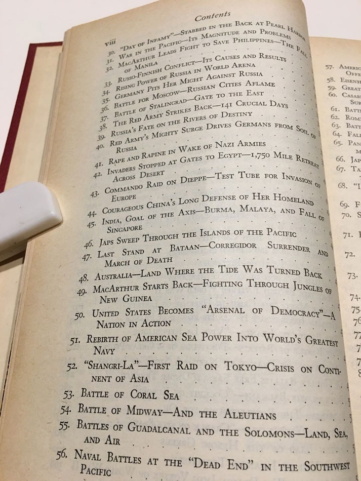 COMPLETE HISTORY OF WORLD WAR II FRANCIS TREVELYAN MILLER HC 999 PAGES 1945/47