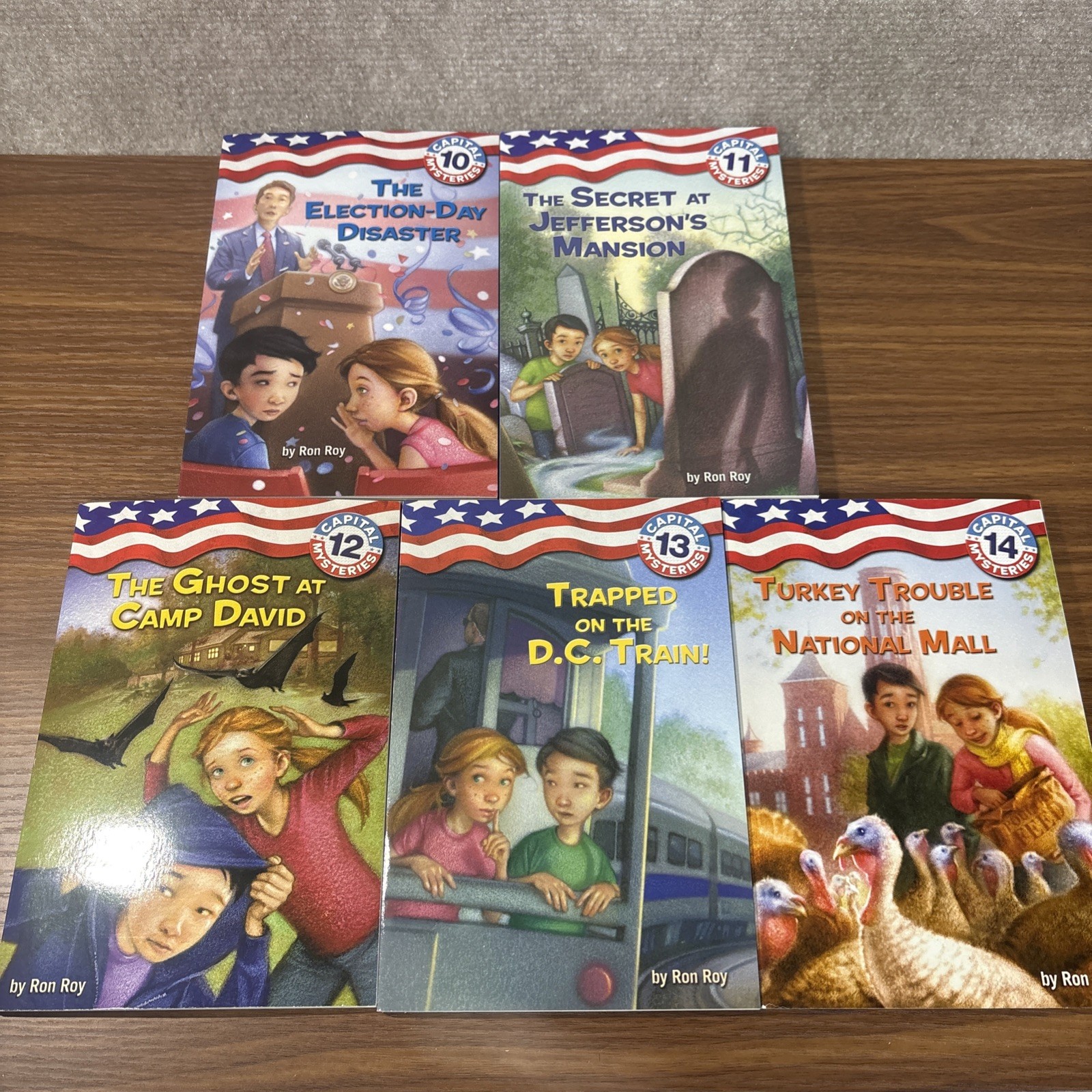 CAPITAL MYSTERIES Ron Roy Chapter Books Incomplete Series Lot 1-4 And 6-14